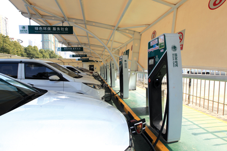 常熟充電站項目均由宏宇公司完成土建、安裝與運維